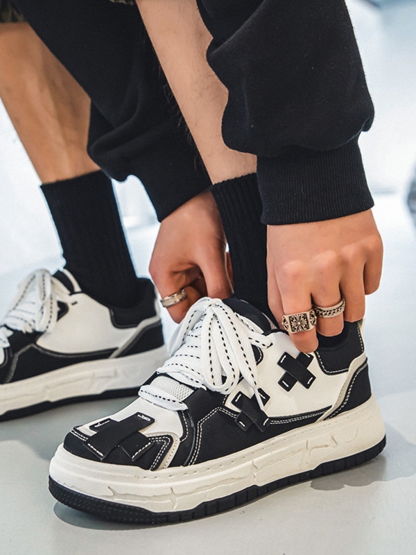 Freizeit-Sneaker mit Cross-Patch für Herren-3