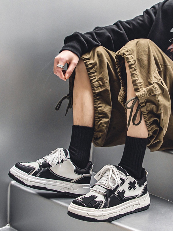 Freizeit-Sneaker mit Cross-Patch für Herren-2